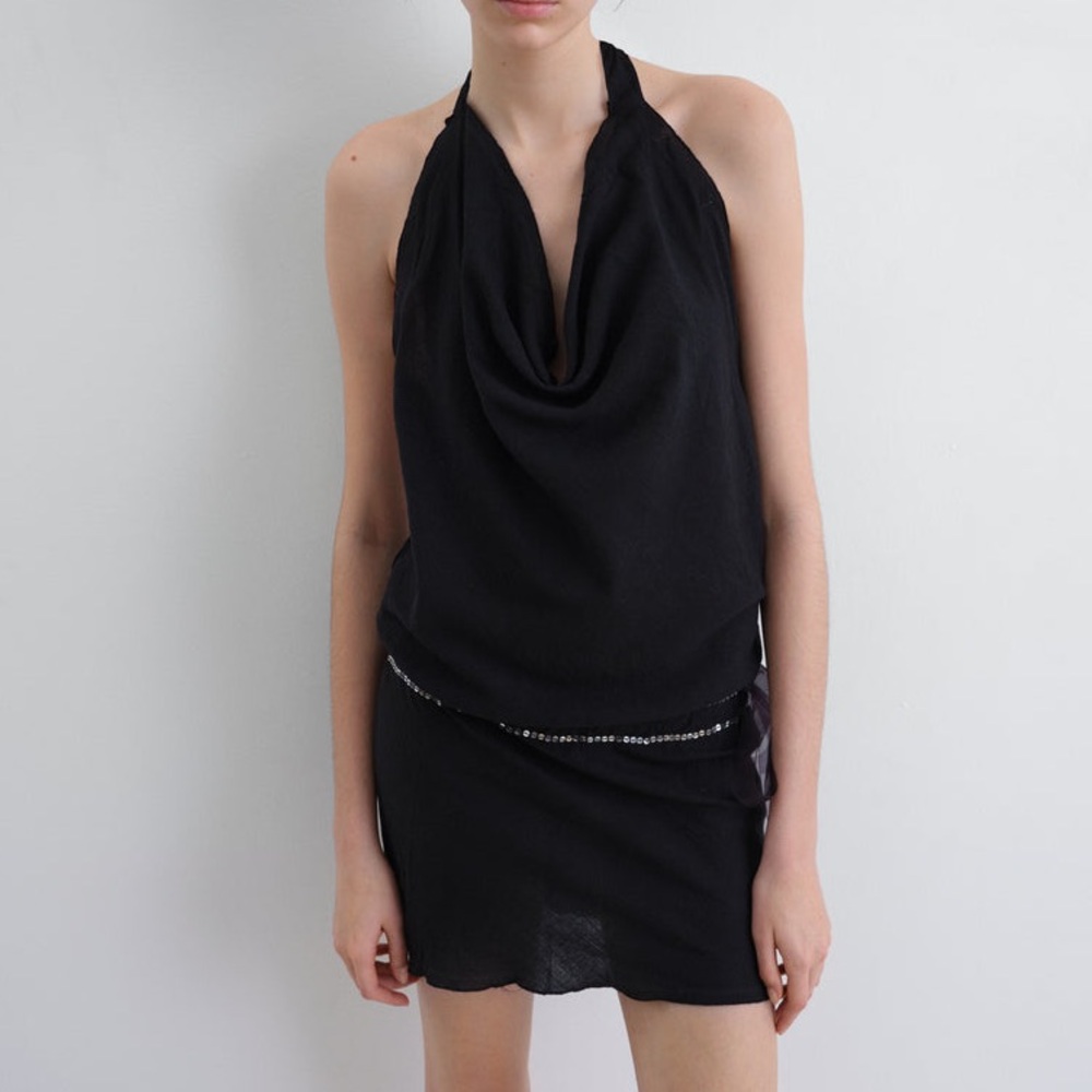 Gimaguas Costa Mini Black Dress